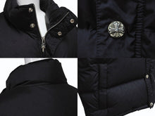 画像をギャラリービューアに読み込む, 新品未使用 CHROME HEARTS クロムハーツ STIFF V2 FBRC ダウンジャケット サイズL CHプラス シルバー925 ブラック 総柄 中古 4b004050