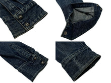 画像をギャラリービューアに読み込む, CHROMEHEARTS クロムハーツ LOOSEENDS LS ルーズエンド デニムクロスパッチクロスボールボタンデニム長袖シャツ サイズXL 美品 中古 4b004059