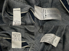 画像をギャラリービューアに読み込む, CHROMEHEARTS クロムハーツ LOOSEENDS LS ルーズエンド デニムクロスパッチクロスボールボタンデニム長袖シャツ サイズXL 美品 中古 4b004059