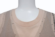 画像をギャラリービューアに読み込む, Christian Dior クリスチャンディオール タンクトップ 6E16155001 サイズ6 ガリアーノ期 プリント ピンクベージュ 中古 4b004064