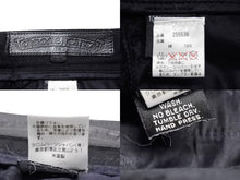 画像をギャラリービューアに読み込む, 極美品 CHROME HEARTS クロムハーツ フレアニーステッチデニムパンツ 255536 コットン シルバー925 サイズ26 ブラック 中古 4b004067
