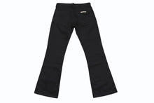 画像をギャラリービューアに読み込む, 極美品 CHROME HEARTS クロムハーツ フレアニーステッチデニムパンツ 255536 コットン シルバー925 サイズ26 ブラック 中古 4b004067