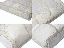 Load image into Gallery viewer, CHANEL シャネル パッチワーク チェーントートバッグ 25番台 ココマーク キャンバス ツイード パテント レザー ホワイト 美品 中古 4b004069