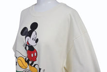 画像をギャラリービューアに読み込む, GUCCI × DISNEY グッチ ディズニー 20AW ミッキーマウス 半袖Ｔシャツ クリーム コットン プリント サイズS 565806 美品 中古 4b004072
