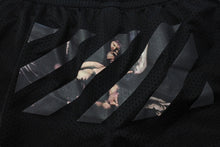 画像をギャラリービューアに読み込む, OFF-WHITE オフホワイト 20SS CARAVAGGIO ARROW メッシュショーツ OMCI005S20101004 サイズL ブラック 美品 中古 4b004074
