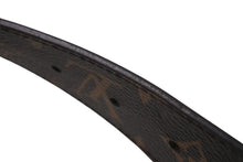 Load image into Gallery viewer, LOUIS VUITTON ルイヴィトン LV ピラミッド ベルト ブラウン PVC カーフ 90/36 M0422 ゴールド金具 小物 ロゴ 美品 中古 4b004077