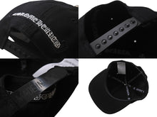 画像をギャラリービューアに読み込む, 新品未使用 CHROME HEARTS クロムハーツ トラッカーキャップ ONE SIZE CHクロス刺繍 クロスボールボタン ブラック 中古 4b004082