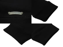 画像をギャラリービューアに読み込む, 新品同様 CHROME HEARTS クロムハーツ セメタリークロスパッチ ラグラン スウェットシャツ サイズL ブラック シルバー925 中古 4b004083