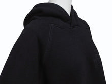 画像をギャラリービューアに読み込む, 新品同様 CHROME HEARTS クロムハーツ セメタリークロスパッチ ラグランフーディー パーカー サイズL ブラック シルバー925 中古 4b004084