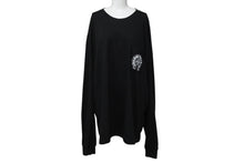 画像をギャラリービューアに読み込む, 新品同様 CHROME HEARTS クロムハーツ ラスベガス限定 ホースシュー ロゴ ロンT 長袖Tシャツ ブラック ホワイト サイズXXL 中古 4b004085