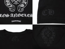 画像をギャラリービューアに読み込む, 新品同様 CHROME HEARTS クロムハーツ ラスベガス限定 ホースシュー ロゴ ロンT 長袖Tシャツ ブラック ホワイト サイズXXL 中古 4b004085