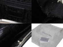 画像をギャラリービューアに読み込む, CHRISTIAN DIOR クリスチャンディオール ハンドバッグ ボンテージ ヴィンテージ 11-MA-0063 ブラック シルバー金具 美品 中古 4b004090