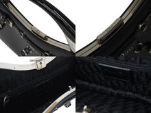 画像をギャラリービューアに読み込む, CHRISTIAN DIOR クリスチャンディオール ハンドバッグ ボンテージ ヴィンテージ 11-MA-0063 ブラック シルバー金具 美品 中古 4b004090