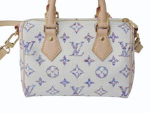 Load image into Gallery viewer, 新品同様 LOUISVUITTON ルイヴィトン コレクション スピーディ バンドリエール20 ノーティカル M24709 IC ホワイト マルチカラー 中古 4b004091