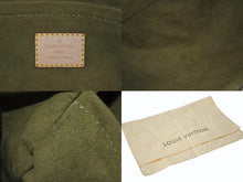 画像をギャラリービューアに読み込む, 極美品 LOUIS VUITTON ルイヴィトン ハンドバッグ デニム ネオスピーディ M95215 モノグラムデニム カーキ ゴールド金具 中古 4b004098