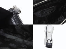 画像をギャラリービューアに読み込む, 極美品 CHROME HEARTS クロムハーツ ドッグアダムス BSフレア 2WAYバッグ ダガージップ レザー シルバ−925 ブラック 中古 4b004099