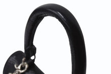 画像をギャラリービューアに読み込む, 極美品 CHROME HEARTS クロムハーツ ドッグアダムス BSフレア 2WAYバッグ ダガージップ レザー シルバ−925 ブラック 中古 4b004099