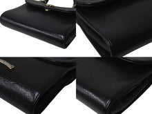 画像をギャラリービューアに読み込む, 極美品 CHROME HEARTS クロムハーツ ドッグアダムス BSフレア 2WAYバッグ ダガージップ レザー シルバ−925 ブラック 中古 4b004099
