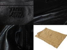 Load image into Gallery viewer, LOUIS VUITTON ルイヴィトン ブルール アーヴァイン ハンドバッグ M92733 ベルベット エキゾチックレザー ブラック ゴールド金具 美品 中古 4b004100