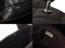 Load image into Gallery viewer, CHANEL シャネル ハンドバッグ 6番台 ラムスキン ココマーク キルティング ブラウン ヴィンテージ シルバー金具 美品 中古 4b004103