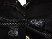 画像をギャラリービューアに読み込む, GUCCI グッチ トートバッグ ホースビット 137475 GGキャンバス レザー イタリア製 ブラック ゴールド 美品 中古 4b004105