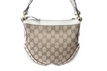 画像をギャラリービューアに読み込む, GUCCI グッチ シェリーライン ワンショルダーバッグ 144157 213317 GGキャンバス レザー ブラウン ベージュ 美品 中古 4b004106