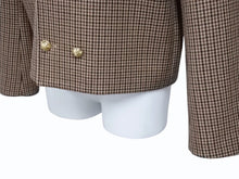 画像をギャラリービューアに読み込む, 極美品 CELINE セリーヌ チェルシージャケット 2V77R064V.28BZ コットン ナイロン ウール ブラウン ブラック ボルドー 中古 4b004110