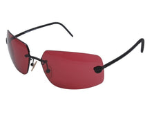 Load image into Gallery viewer, 極美品 CHANEL シャネル リムレス サングラス ココマーク 4035 イタリア製 メタル ワインレッド ブラック 63□16 中古 4b004111