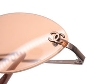 Load image into Gallery viewer, 極美品 CHANEL シャネル リムレス サングラス ココマーク 2000s メタル ブラウン ピンクゴールド金具 サイズ53□19 中古 4b004113