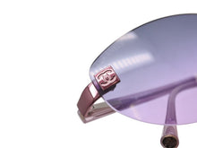 Load image into Gallery viewer, 極美品 CHANEL シャネル リムレス サングラス ココマーク グラデーション 4069 イタリア製 メタル パープル サイズ58□18 中古 4b004114