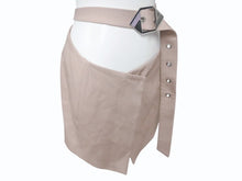 Load image into Gallery viewer, THE ATTICO ジ アティコ Belted Wrapped Mini Skirt ミニスカート 241WCS182 ベージュ サイズ40 美品 中古 4b004119