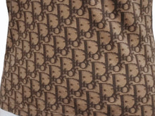 画像をギャラリービューアに読み込む, CHRISTIAN DIOR クリスチャンディオール ガリアーノ期 トロッター Vネック リボン 半袖Tシャツ コットン ブラウン サイズ36 美品 中古 4b004121