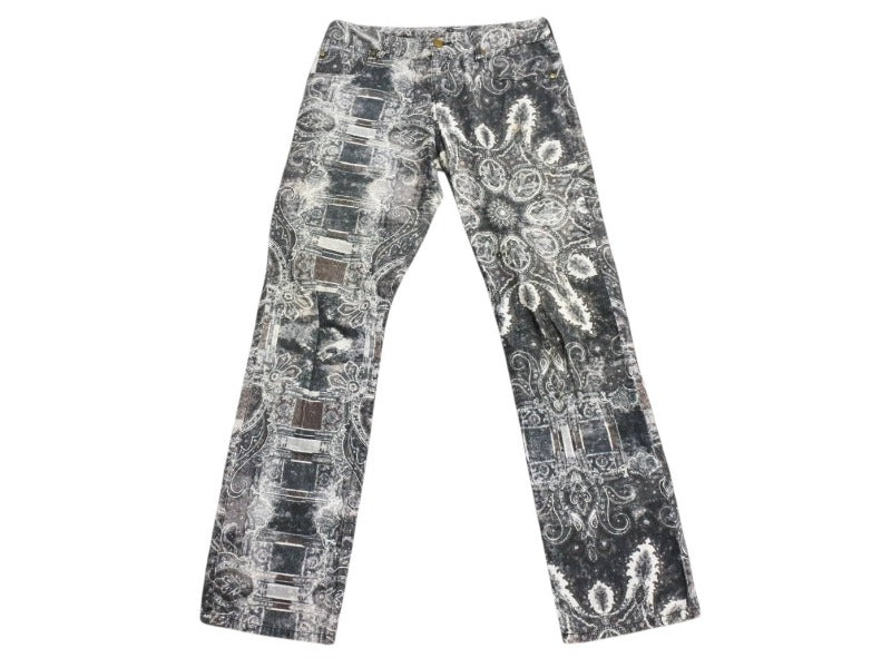 ジャンポールゴルチェデザインパンツ 極美品 Jean Paul GAULTIER ジャンポールゴルチェ パンツ ペイズリー柄