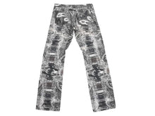 画像をギャラリービューアに読み込む, 極美品 Jean Paul GAULTIER ジャンポールゴルチェ パンツ ペイズリー柄 コットン コーデュロイ ブラック ホワイト サイズ40 中古 4b004122
