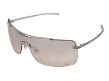 Load image into Gallery viewer, 極美品 CHRISTIAN DIOR クリスチャンディオール サングラス 一枚レンズ AURFL 115 ブラウン シルバー金具 中古 4b004124