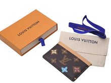 Load image into Gallery viewer, 極美品 LOUIS VUITTON ルイヴィトン モノグラム ポルト カルト サーンプル カードケース M83348 ブラウン マルチカラー 中古 4b004131