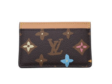 Load image into Gallery viewer, 極美品 LOUIS VUITTON ルイヴィトン モノグラム ポルト カルト サーンプル カードケース M83348 ブラウン マルチカラー 中古 4b004131