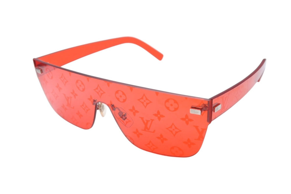 LOUIS VUITTON ルイヴィトン サングラス Z2206U サングラス LV スーパーライト レッド ナイロン 美品 中古 4b004143