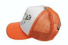 画像をギャラリービューアに読み込む, CHROME HEARTS クロムハーツ MATTY BOY マッティボーイ Sex Records It Is What It Is Trucker Hat メッシュキャップ オレンジ 美品 中古 4b004148