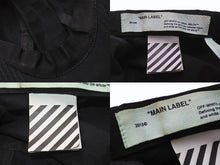 Load image into Gallery viewer, OFF-WHITE オフホワイト キャップ 2013 ブラック オレンジ コットン OMLB016R19400014 美品 4b004149
