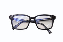 Load image into Gallery viewer, TOM FORD トムフォード サングラス ブラック プラスチック 54□18-145 TF56661-B–001 シルバー金具 美品 中古 4b004150