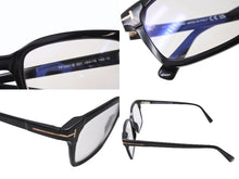 Load image into Gallery viewer, TOM FORD トムフォード サングラス ブラック プラスチック 54□18-145 TF56661-B–001 シルバー金具 美品 中古 4b004150
