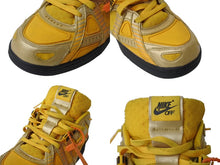 画像をギャラリービューアに読み込む, NIKE × Off-White ナイキ オフホワイト エアラバーダンク ユニバーシティゴールド CU6015-700 スニーカー イエロー サイズ27cm 良品 中古 4b004152