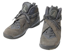 NIKE ナイキ エアジョーダン 8 レトロ スニーカー 305381 スウェード サイズ26.5 グレー 美品 中古 4b004153