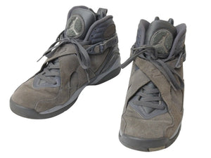 NIKE ナイキ エアジョーダン 8 レトロ スニーカー 305381 スウェード サイズ26.5 グレー 美品 中古 4b004153