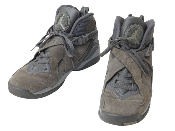 NIKE ナイキ エアジョーダン 8 レトロ スニーカー 305381 スウェード サイズ26.5 グレー 美品 中古 4b004153