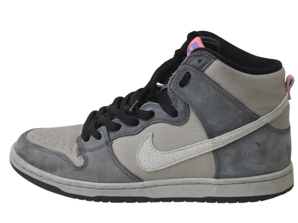 NIKE SB DUNK HI PRO ISO ナイキ ダンク ハイ プロ スニーカー グレー レザー 26.5cm DJ9800-001 中古 4b004154