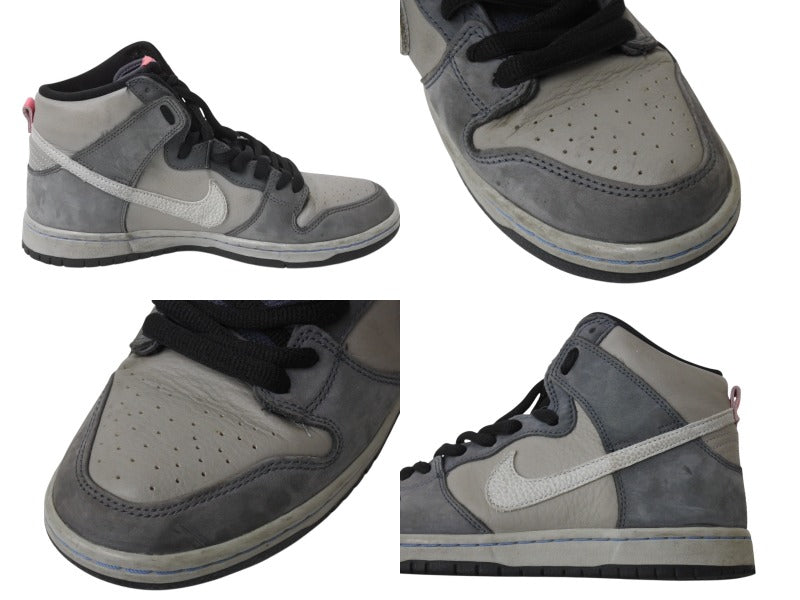 NIKE SB DUNK HI PRO ISO ナイキ ダンク ハイ プロ スニーカー グレー レザー 26.5cm DJ9800-001 中古 4b004154