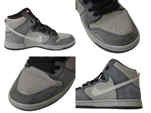NIKE SB DUNK HI PRO ISO ナイキ ダンク ハイ プロ スニーカー グレー レザー 26.5cm DJ9800-001 中古 4b004154