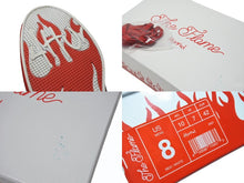 画像をギャラリービューアに読み込む, 4HUNNID スニーカー YG The Flame Shoes スニーカー レッド ホワイト US 8 美品 中古 4b004156